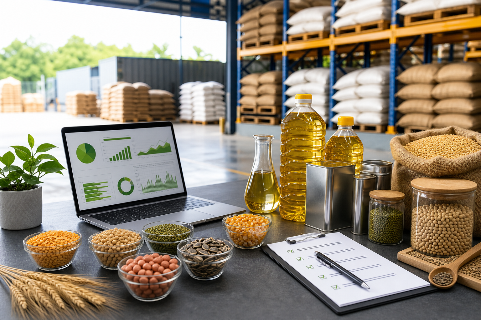 Quality-focused commodity planning and sourcing desk